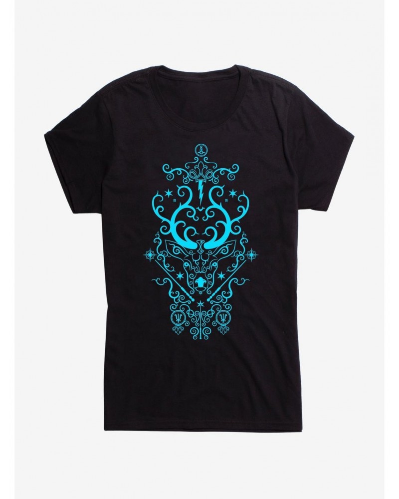 Harry Potter Blue Patronus Graphic Girls T-Shirt $8.76 T-Shirts