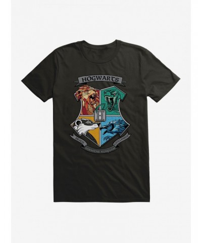 Harry Potter Geometric Crest T-Shirt $9.18 T-Shirts