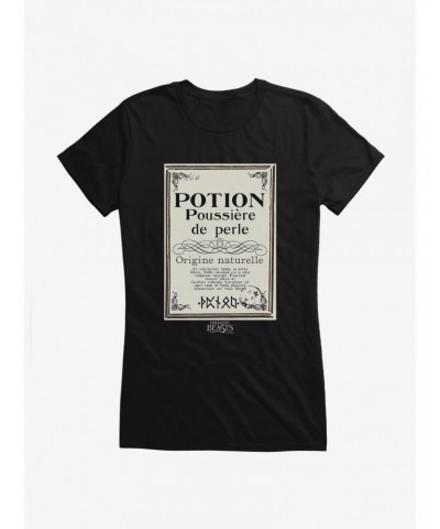 Fantastic Beasts Herbology Potion Origine Naturelle Girls T-Shirt $5.98 T-Shirts