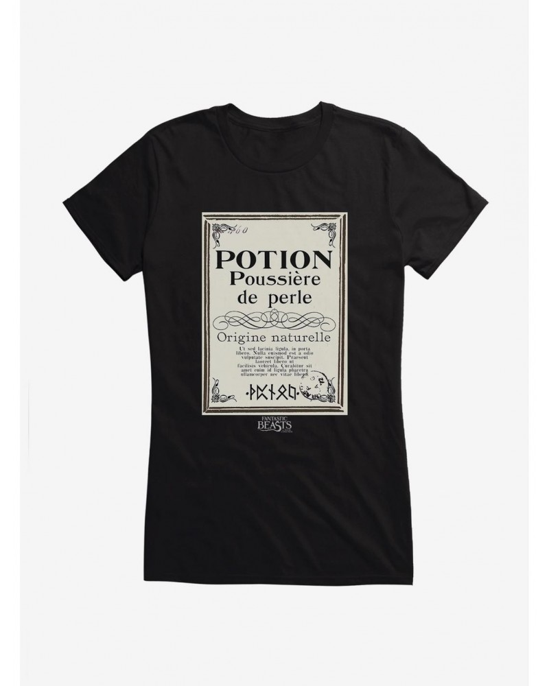 Fantastic Beasts Herbology Potion Origine Naturelle Girls T-Shirt $5.98 T-Shirts
