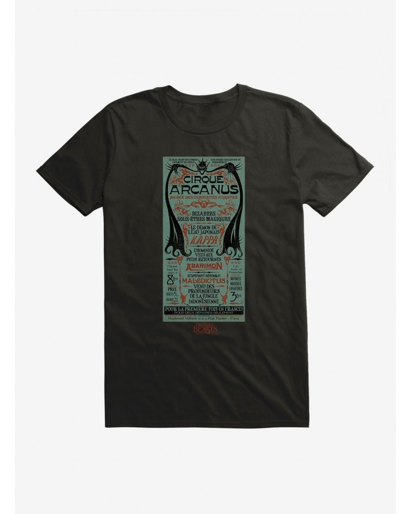 Fantastic Beasts Cirque Arcanus T-Shirt $5.93 T-Shirts
